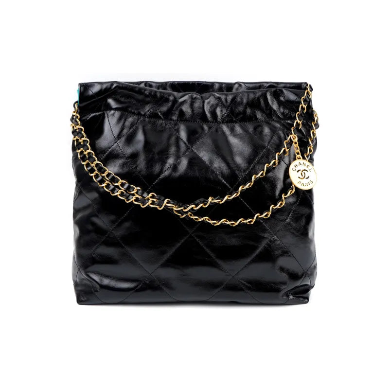 CC Small Handbag Shoulder Bag Shiny Calfskin