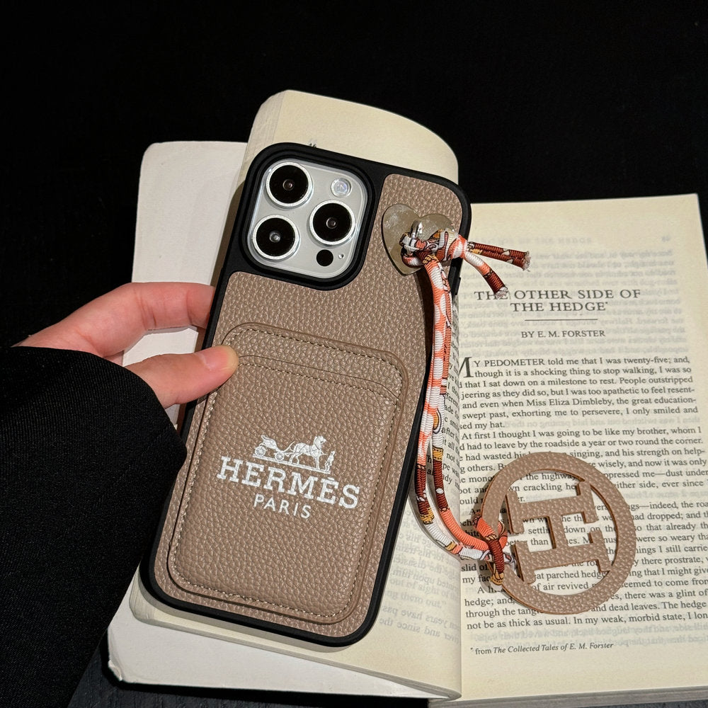 Hermiva Signature Card Case with Lanyard
