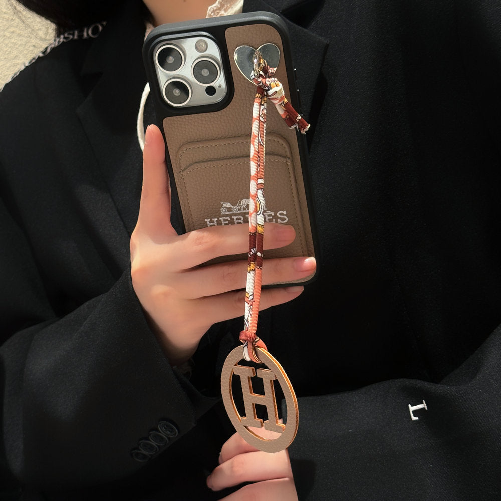 Hermiva Signature Card Case with Lanyard