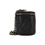 CC Grained Embossed Cow Leather Box Bag Crossbody Bag Shoulder Bag Mini