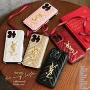 YS1  Early Spring Flash Full Leather Metal Big Logo Case