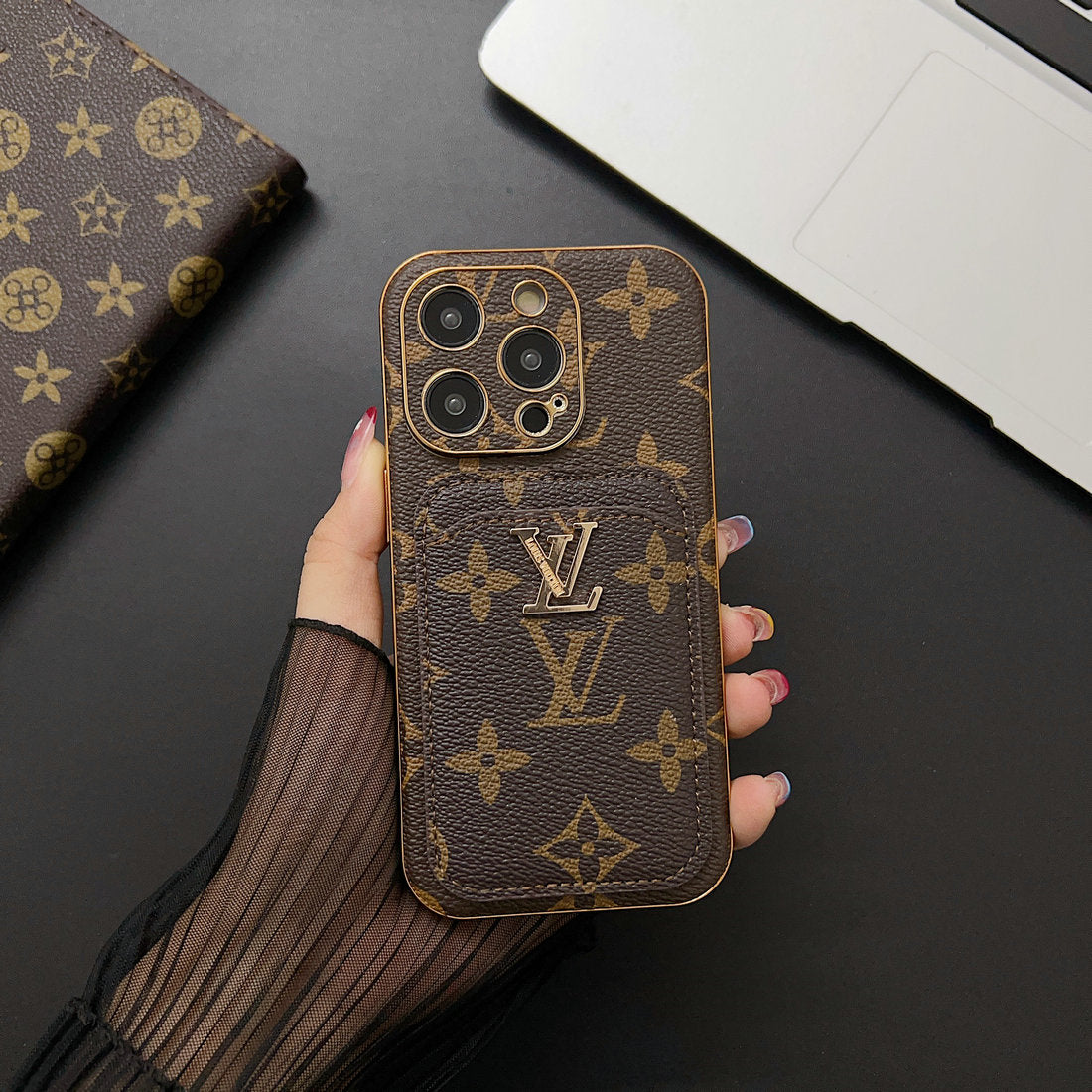 LoveV 2023 Autumn Card Holder Gold Logo Case