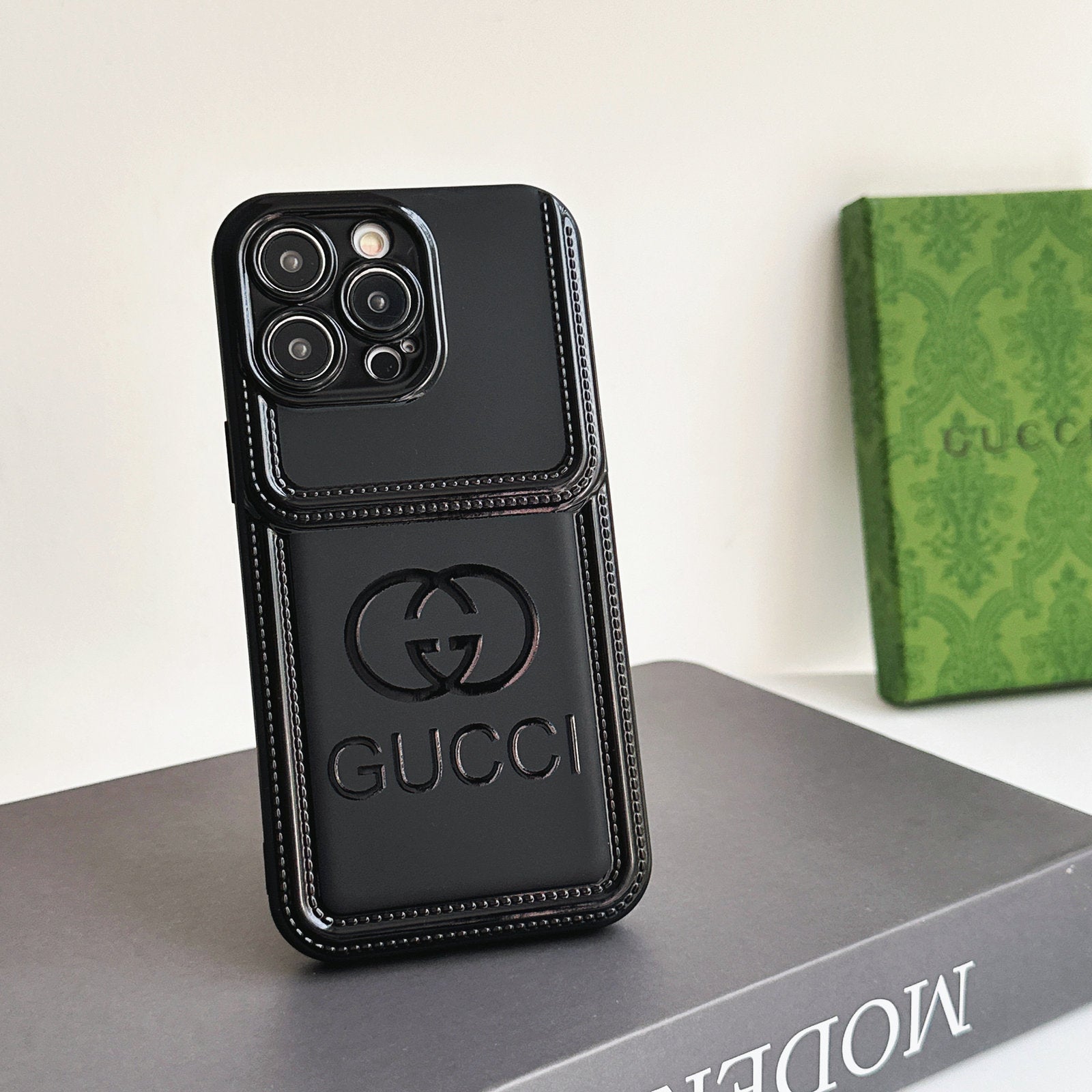 GG Pure Black Premium Phone Case