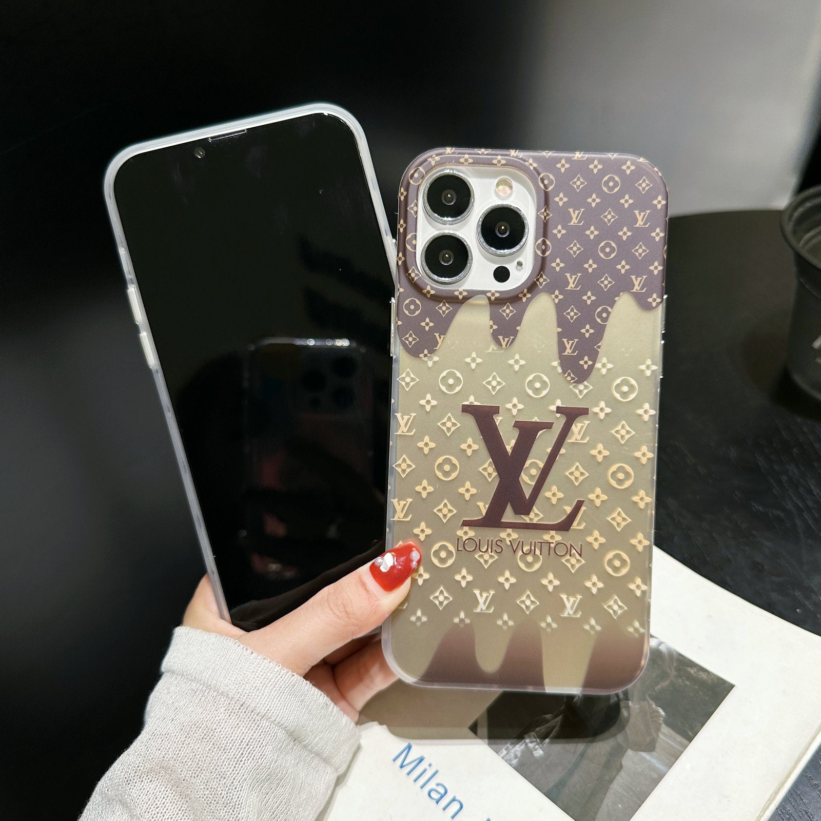 LoveV Scalding Silver Frosted Phone Case