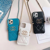 CC Fun Phone Case For iPhone with Purse & Strape