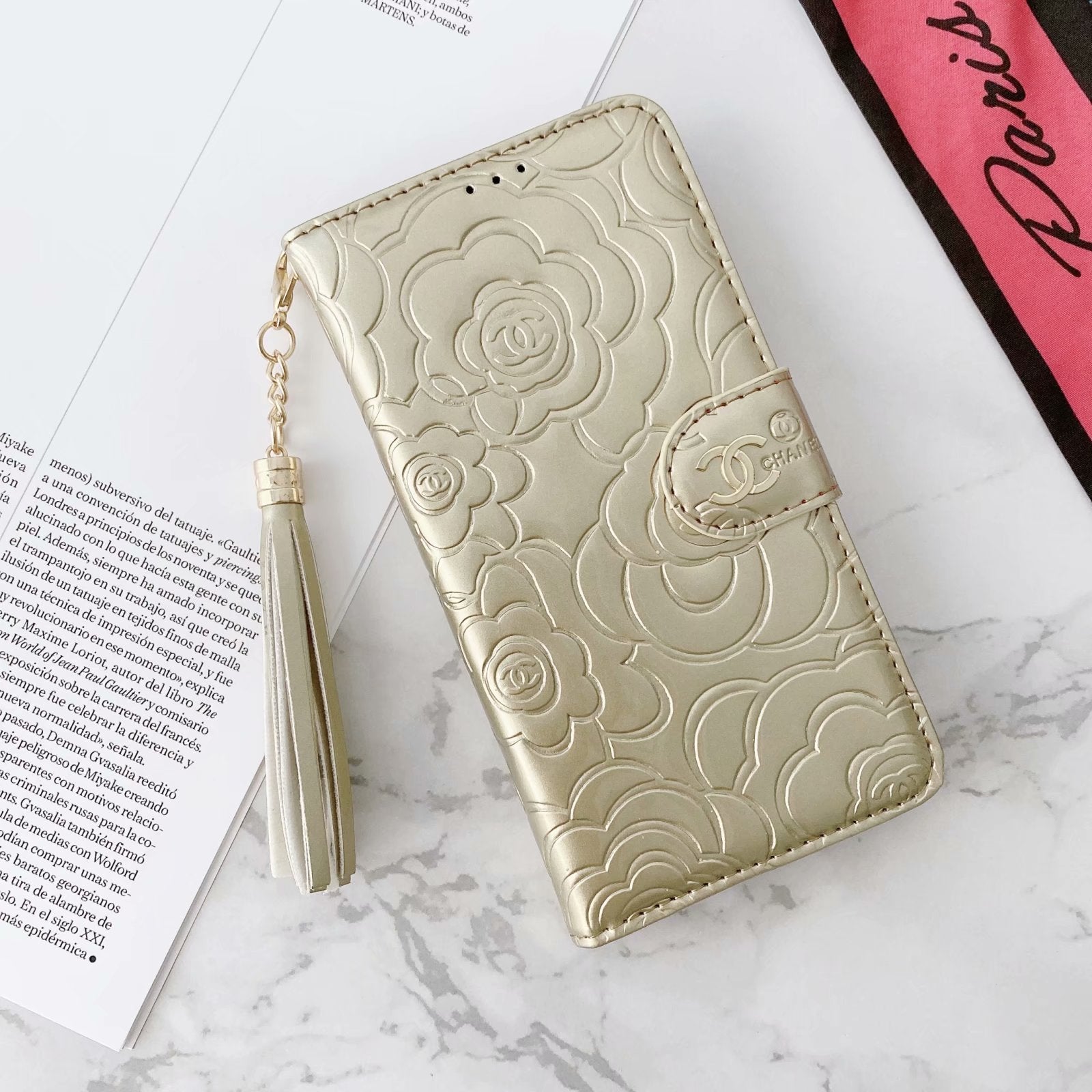 CC Camellia Full Protective Leather Case