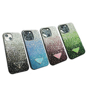 PD Gradient Stick-on Crystals Phone Case