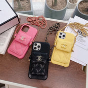 CC Fun Phone Case For iPhone with Purse & Strape