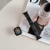 LoveV iWatch Leather Band with Butterfly Clasp