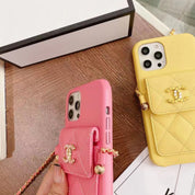 CC Fun Phone Case For iPhone with Purse & Strape