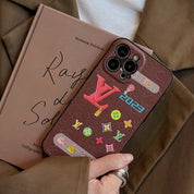 LoveV 2023 Leather Texture Embossed Case