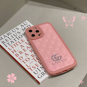 GG Spring Latest Logo Embossed with Glitter Phone Case