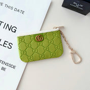 GG Embossed Logo Pendant Card Bag/coin Purse