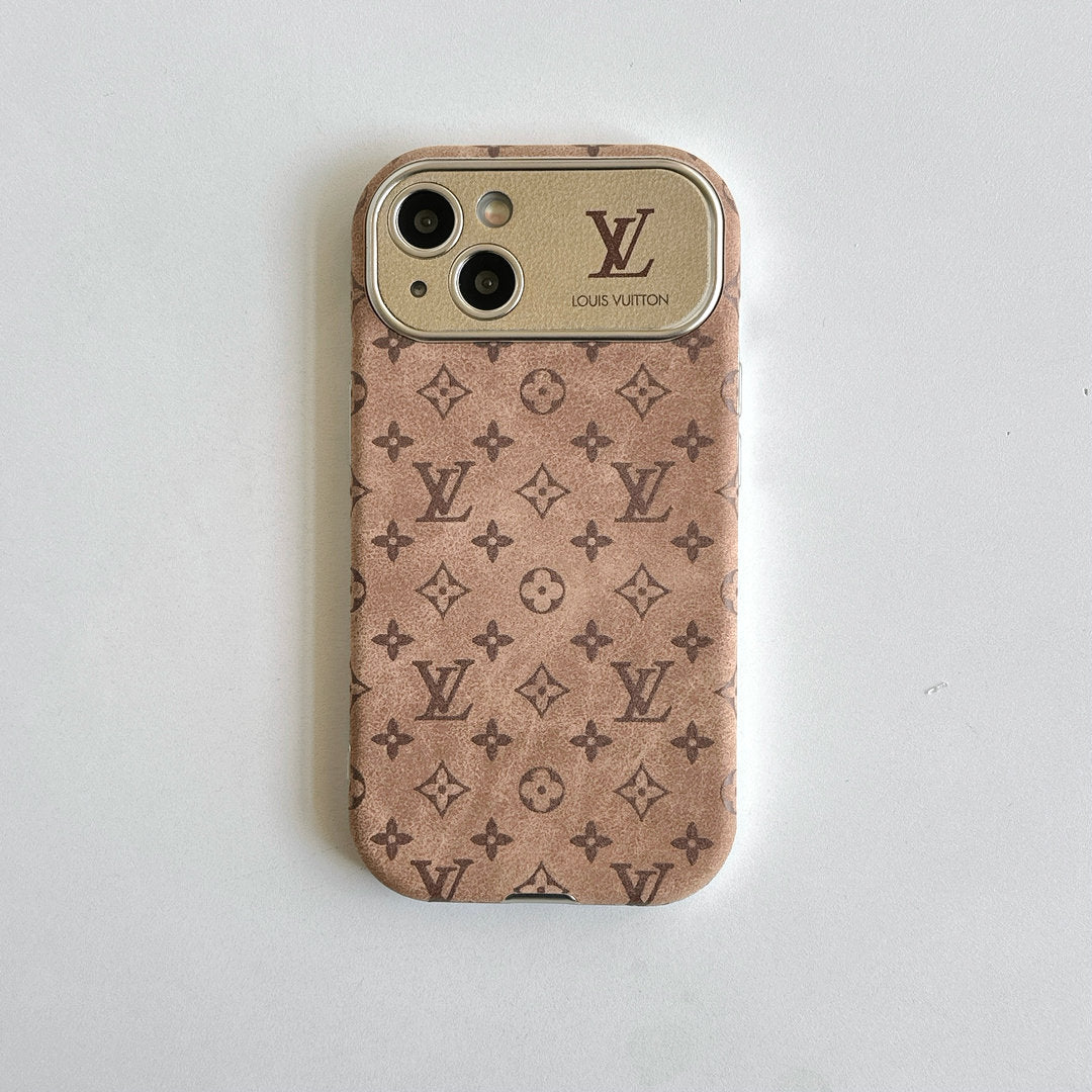 LoveV Sheepskin Pattern Large Window Phone Case