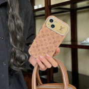 LoveV Sheepskin Pattern Large Window Phone Case