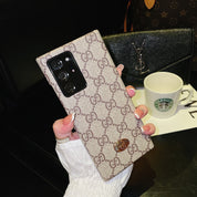 GG Floral Printed Vintage Phone Case For Samsung