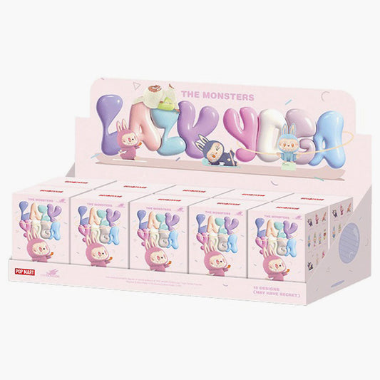 Pop Mart Labubu The Monsters Lazy Yoga Series Figures Mystery Box