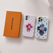 Floral Head Phone Case For Samsung