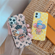 Floral Head Phone Case For Samsung