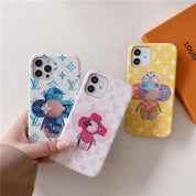 Floral Head Phone Case For Samsung