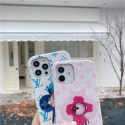 Floral Head Phone Case For Samsung