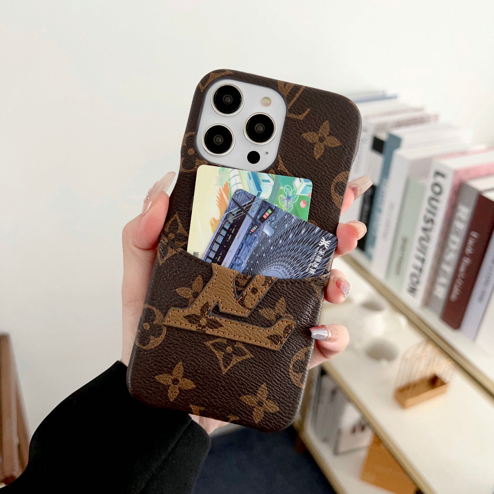 LoveV Splicing Card-wrapped Phone Case