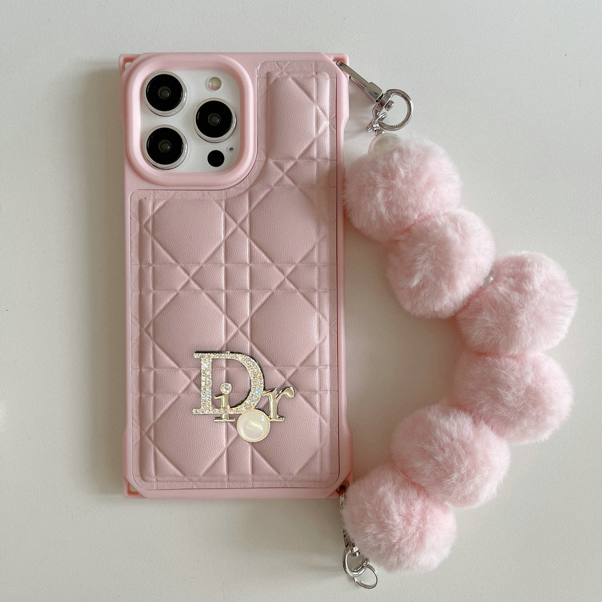 CD Plush Ball Bracelet Case