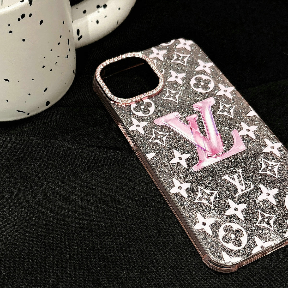 LoveV 2024 Glitter Rhinestone Case