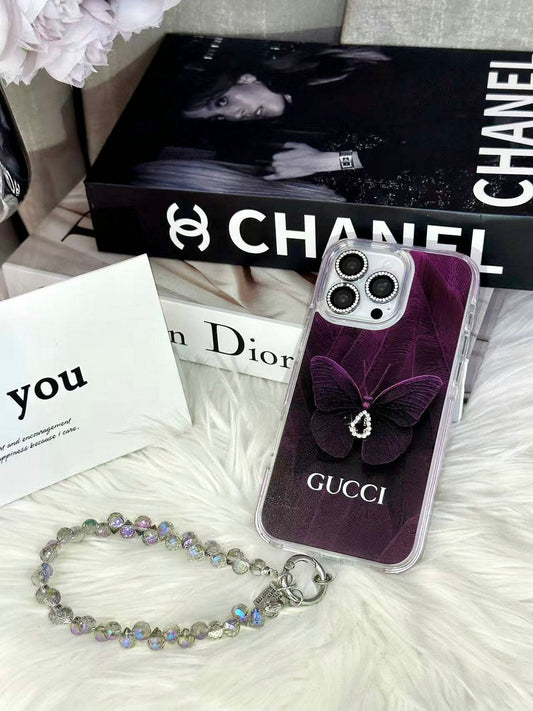 Violet Charm Case – Elegance Meets Fantasy Mood 🍇🦋