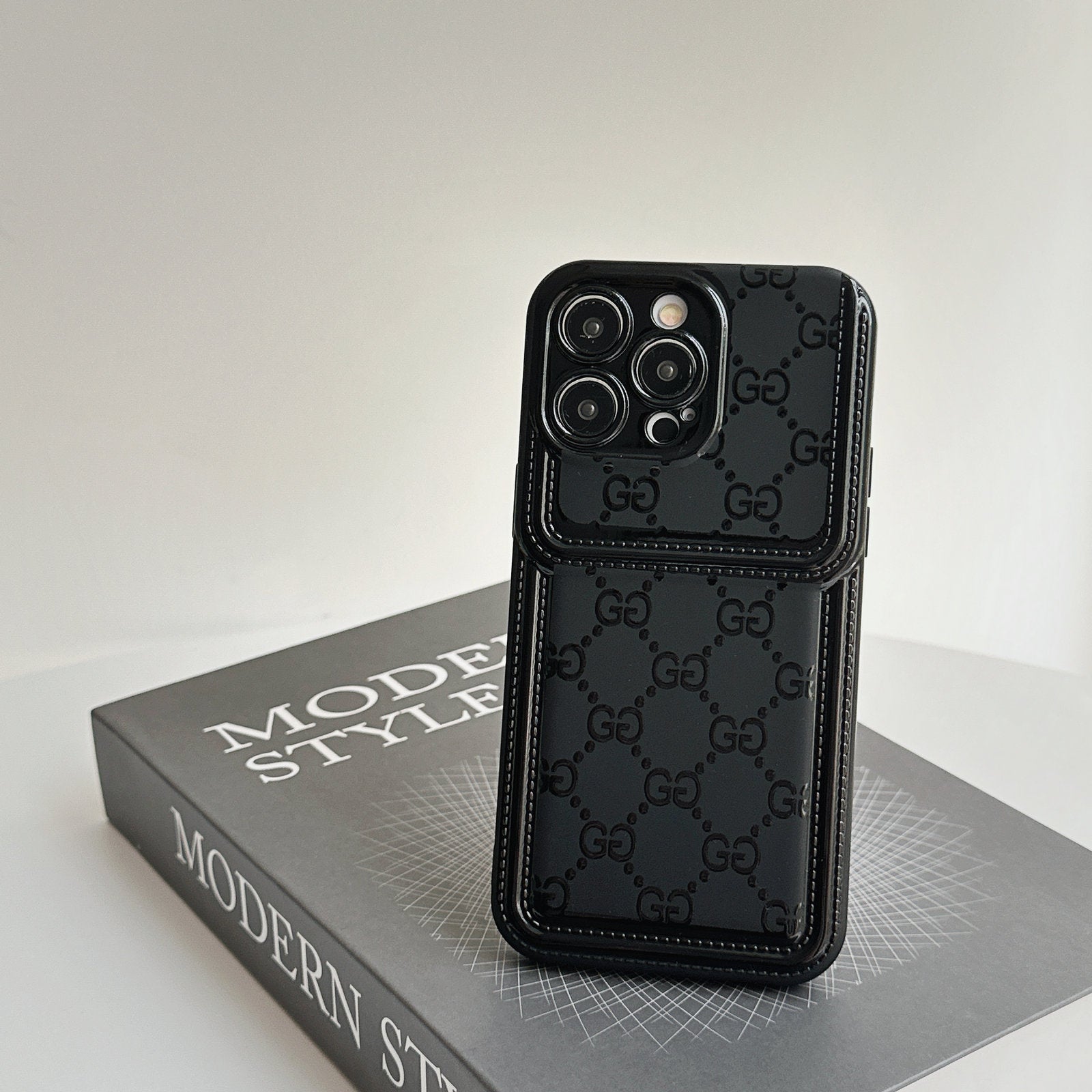 GG Pure Black Premium Phone Case