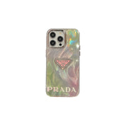 PRDA Early Spring Double-sided Feather Yarn Diamond Logo Case