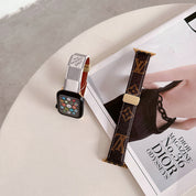 LoveV iWatch Leather Band with Butterfly Clasp