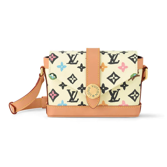 LoveV Wearable Wallet Vanilla Craggy Monogram