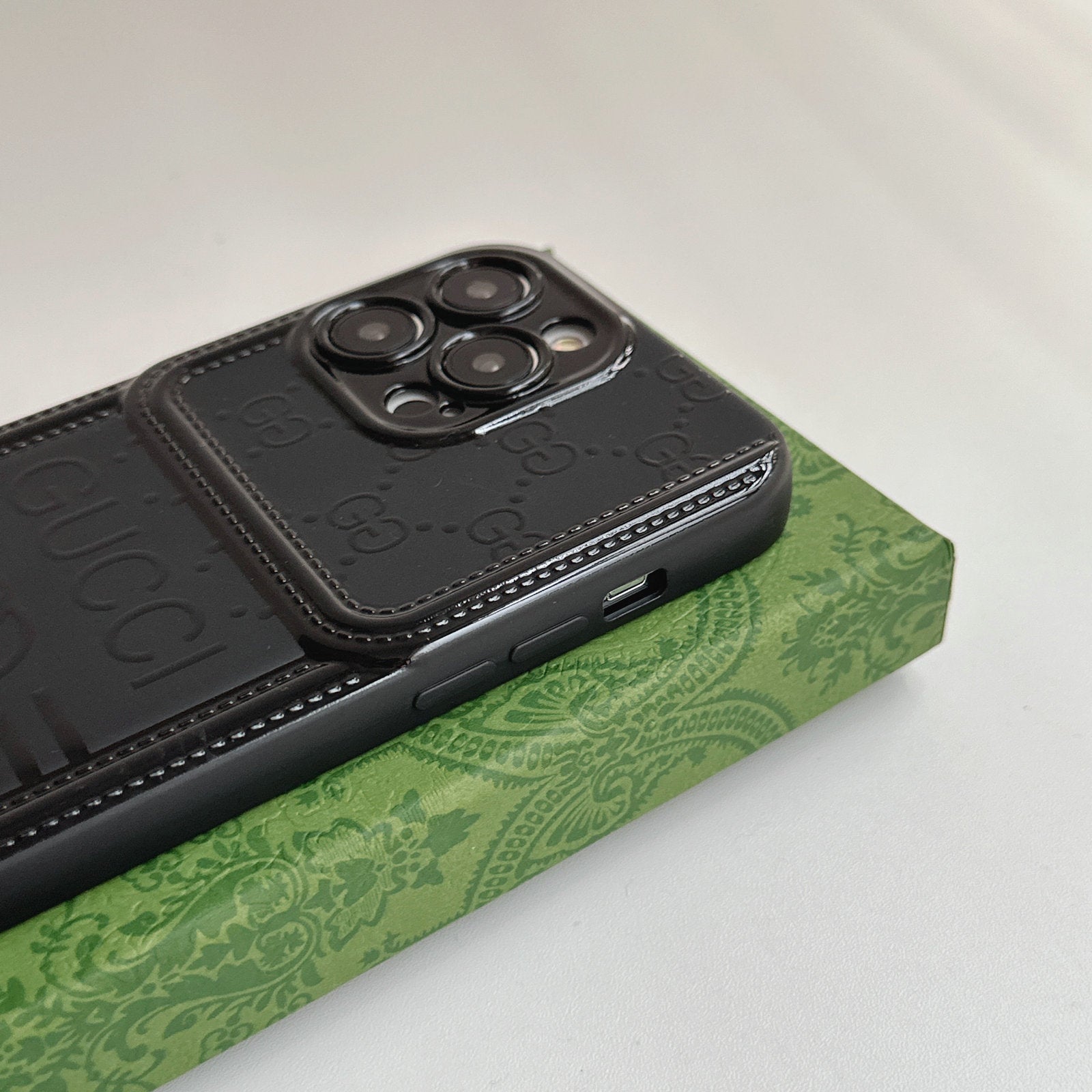 GG Pure Black Premium Phone Case