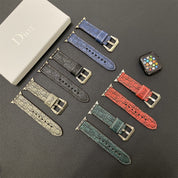 GG Leather Embossed IWatch Strap