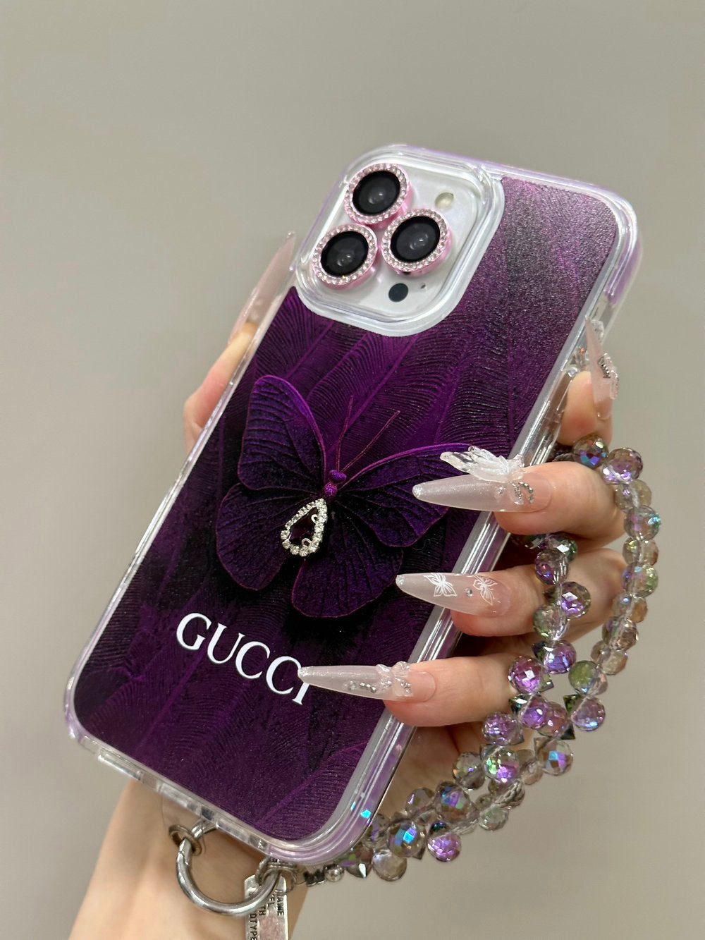 Violet Charm Case – Elegance Meets Fantasy Mood 🍇🦋
