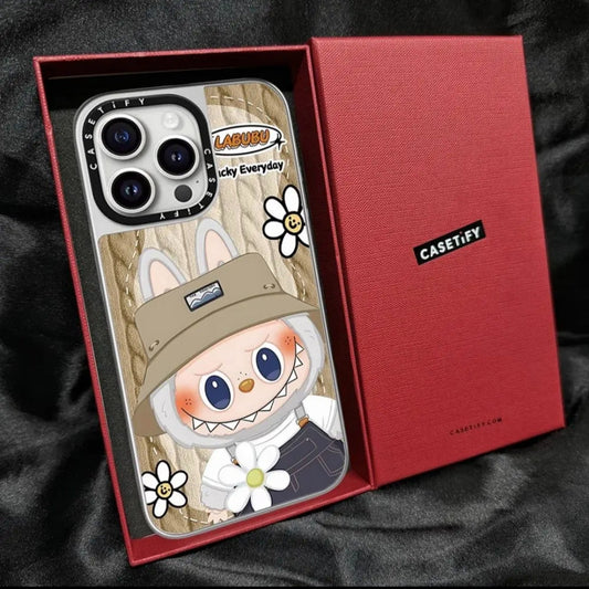 CASETiFY x POPMART Cute Denim Labubu MagSafe Compatible