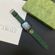 GG 2023 Autumn Patent Leather IWatch Strap