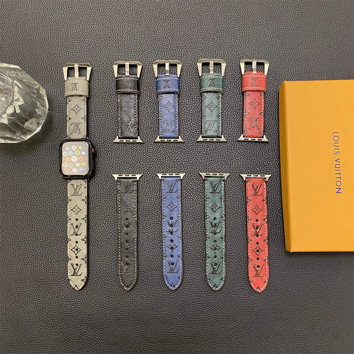 LoveV Leather Embossed IWatch Strap