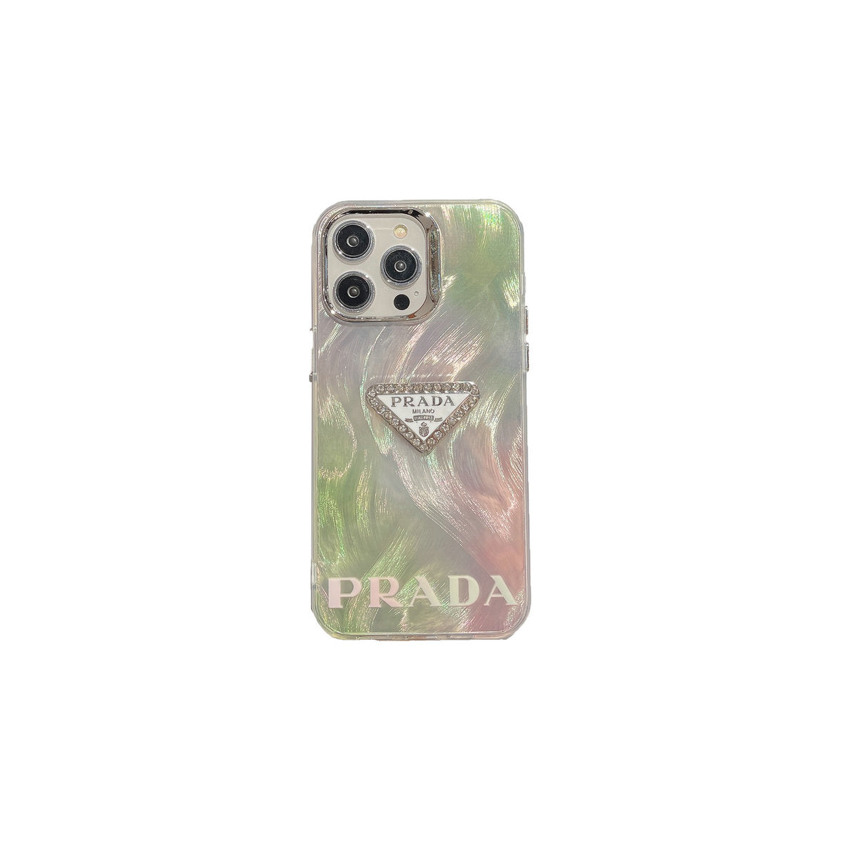 PRDA Early Spring Double-sided Feather Yarn Diamond Logo Case